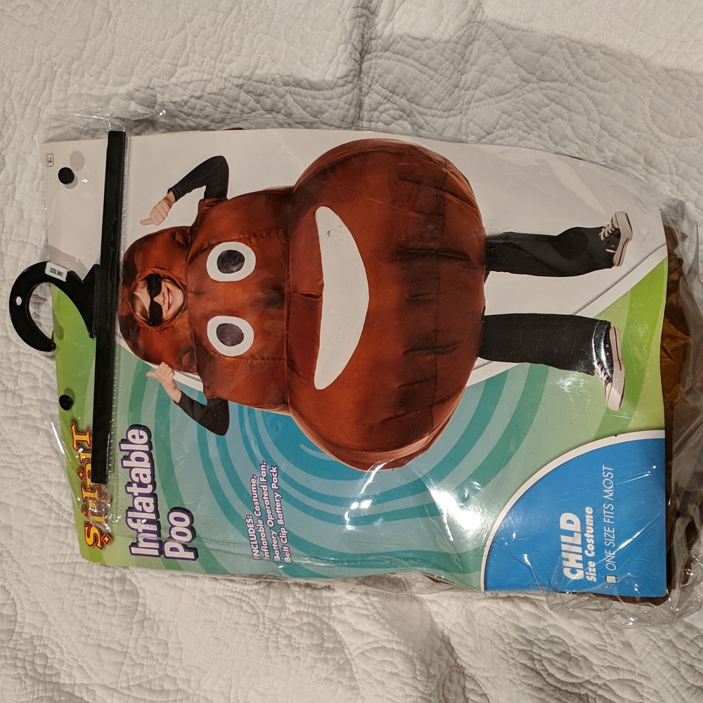 Halloween costume ~ Inflatable Poop ~ for kids aged 8+